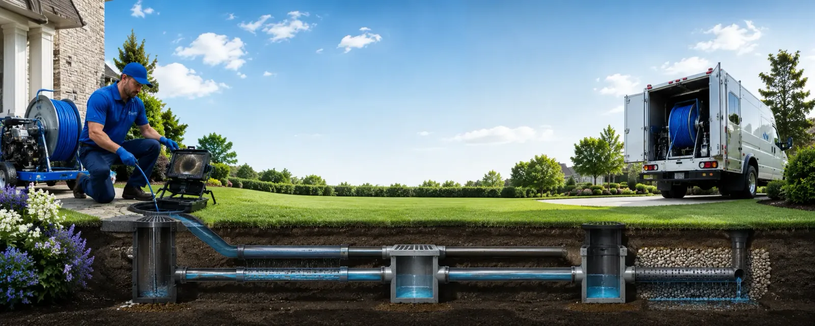 Outdoor drain cleaning information for Beverly, NJ